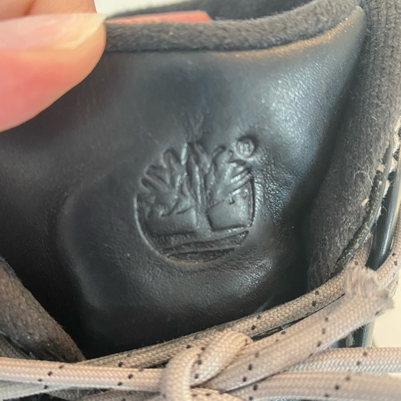 Timberland men leather shoes white stitch 11 M - Picture 6 of 13